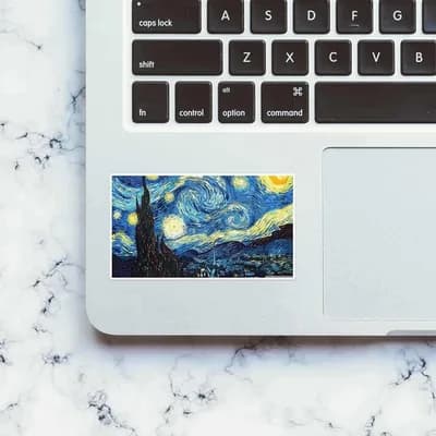 Starry night sticker waterproof vinyl decal for laptop, bike, car & bottle