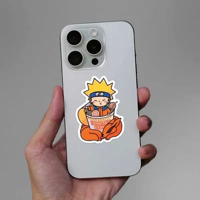 Naruto Ramen Sticker waterproof vinyl decal for laptop, bike, car & bottle
