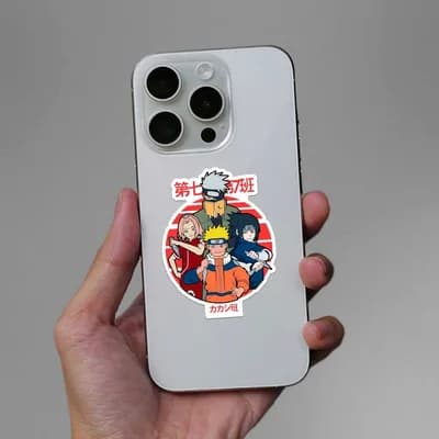 Naruto Squad Sticker waterproof vinyl decal for laptop, bike, car & bottle