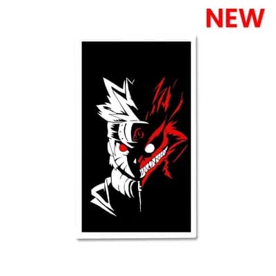 Naruto kurama Sticker waterproof vinyl decal for laptop, bike, car & bottle