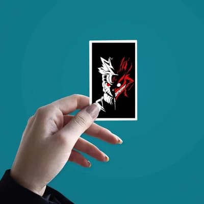 Naruto kurama Sticker waterproof vinyl decal for laptop, bike, car & bottle