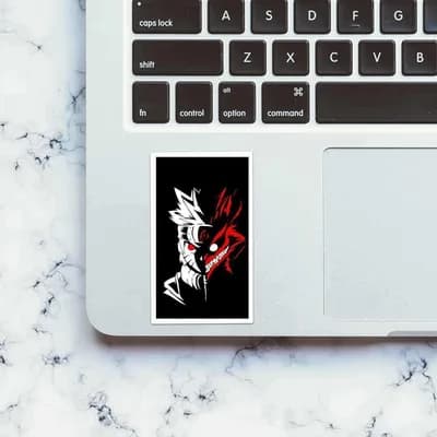 Naruto kurama Sticker waterproof vinyl decal for laptop, bike, car & bottle