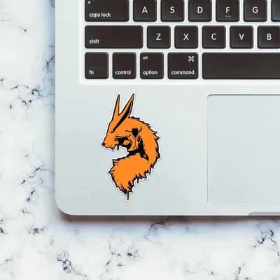 Naruto kurama 2 Sticker waterproof vinyl decal for laptop, bike, car & bottle