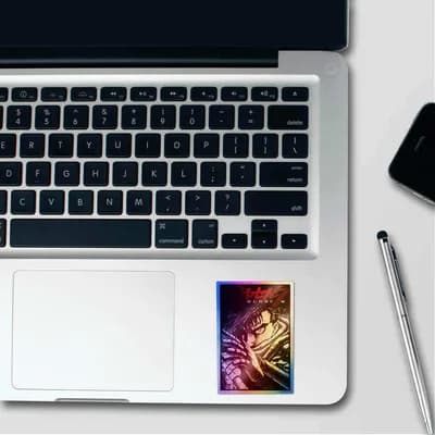 Beserk Holographic Stickers waterproof vinyl decal for laptop, bike, car & bottle