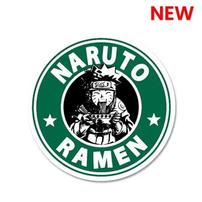 Naruto Ramen 2 Sticker waterproof vinyl decal for laptop, bike, car & bottle