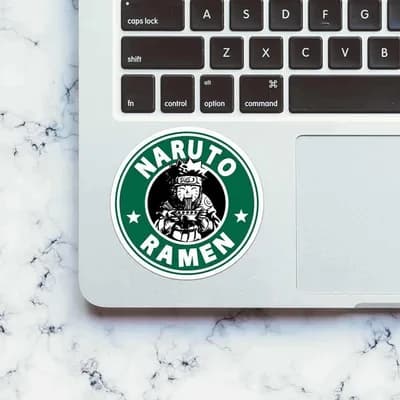 Naruto Ramen 2 Sticker waterproof vinyl decal for laptop, bike, car & bottle