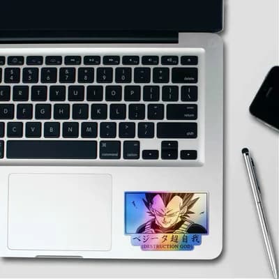 Vegeta Destruction God Holographic Sticker waterproof vinyl decal for laptop, bike, car & bottle