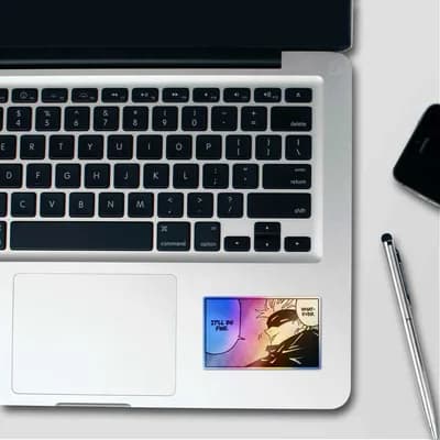 Gojo Whatever Holographic Sticker waterproof vinyl decal for laptop, bike, car & bottle
