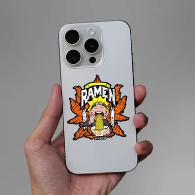 Ramen Naruto Sticker waterproof vinyl decal for laptop, bike, car & bottle
