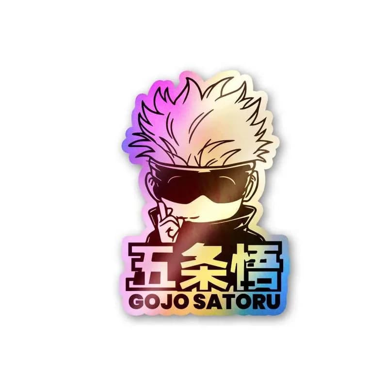 Satoru Gojo Holographic Stickers