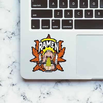 Ramen Naruto Sticker waterproof vinyl decal for laptop, bike, car & bottle