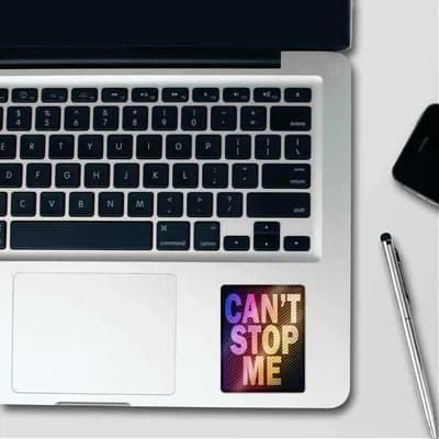Can't Stop Me Holographic Stickers waterproof vinyl decal for laptop, bike, car & bottle