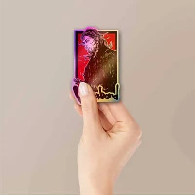 Vagabond Ronin Spirit Holographic Sticker waterproof vinyl decal for laptop, bike, car & bottle