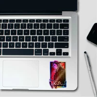 Vagabond Ronin Spirit Holographic Sticker waterproof vinyl decal for laptop, bike, car & bottle