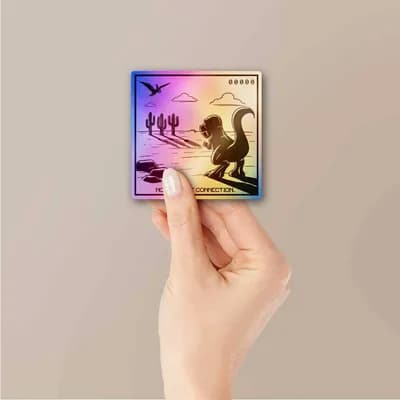 No Internet Connection Holographic Sticker waterproof vinyl decal for laptop, bike, car & bottle