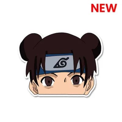 Naruto girl Sticker waterproof vinyl decal for laptop, bike, car & bottle