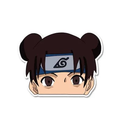 Naruto girl Sticker waterproof vinyl decal for laptop, bike, car & bottle