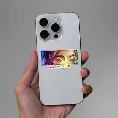 Founding Titan Holographic Sticker waterproof vinyl decal for laptop, bike, car & bottle