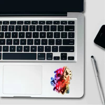Hinata Shoto Holographic Sticker waterproof vinyl decal for laptop, bike, car & bottle