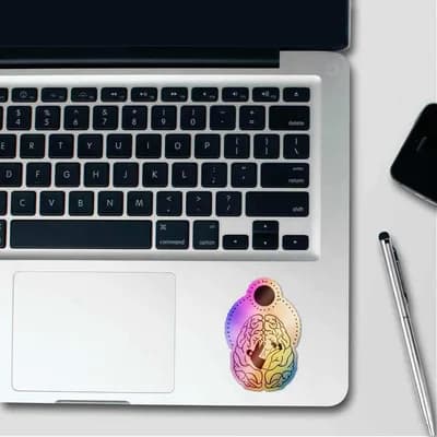 Rolling In The Deep Holographic Stickers waterproof vinyl decal for laptop, bike, car & bottle