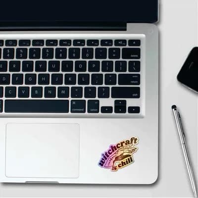 Witchcraft Holographic Stickers waterproof vinyl decal for laptop, bike, car & bottle