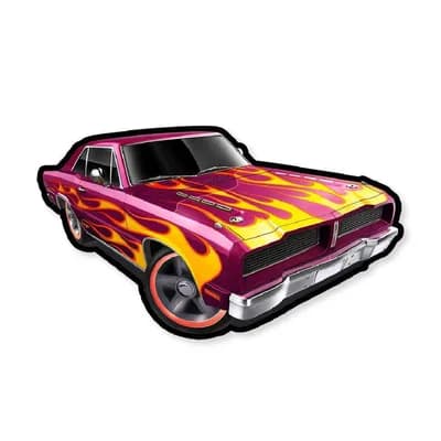 Vintage Muscle Sticker waterproof vinyl decal for laptop, bike, car & bottle