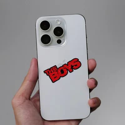 The Boys 0.6 Glitter Sticker waterproof vinyl decal for laptop, bike, car & bottle