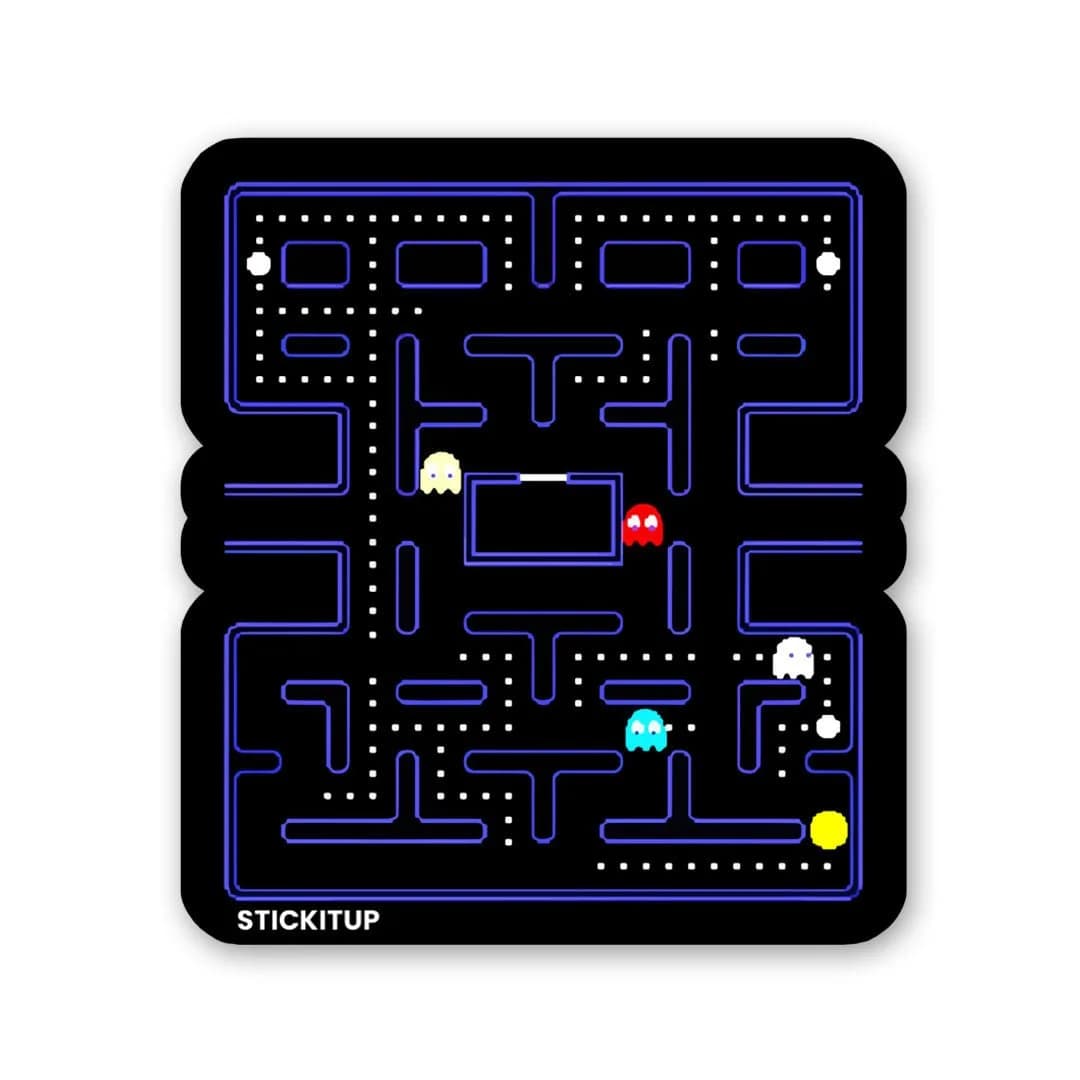Retro Game Sticker waterproof vinyl decal for laptop, bike, car & bottle