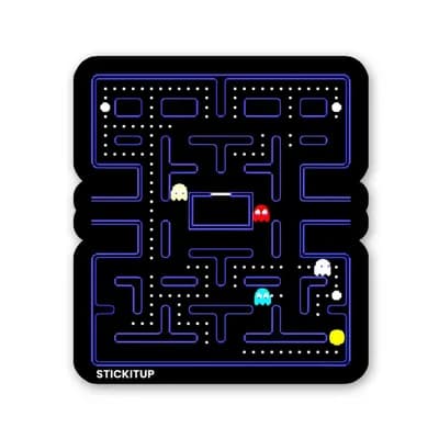 Retro Game Sticker waterproof vinyl decal for laptop, bike, car & bottle