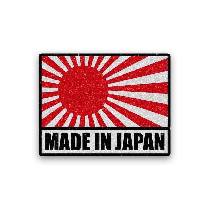 Made In Japan 0.1 Glitter Sticker