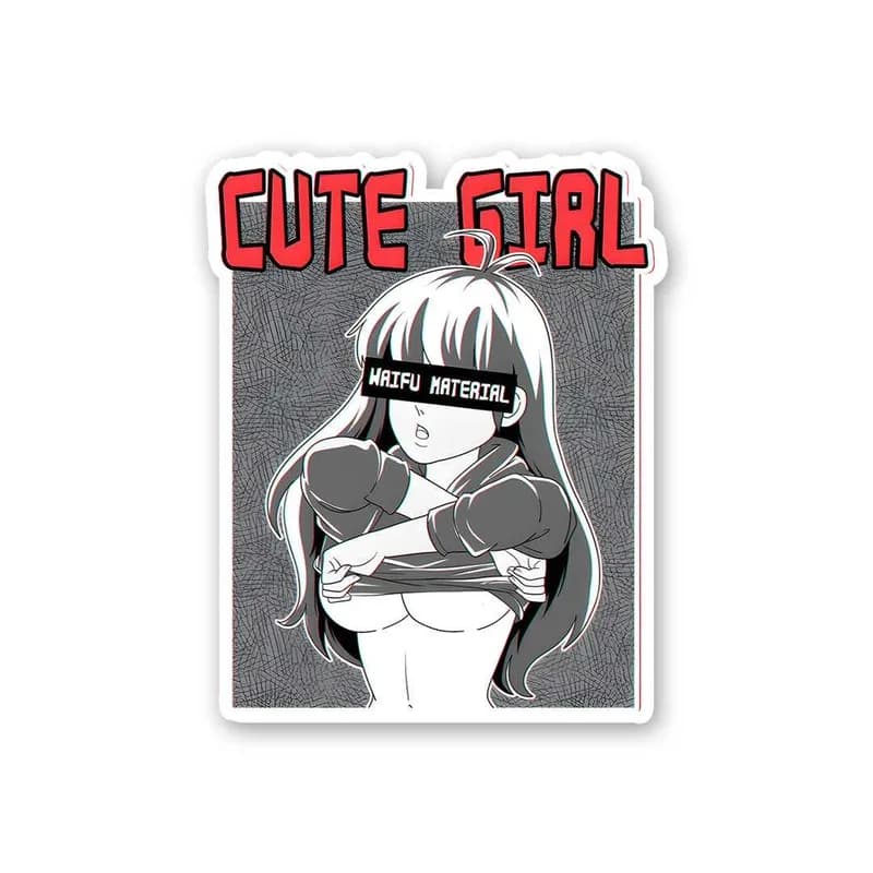 Cute Girl Sticker