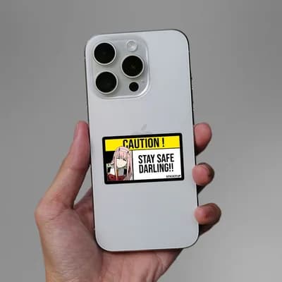 Stay Safe Darling!! Sticker waterproof vinyl decal for laptop, bike, car & bottle