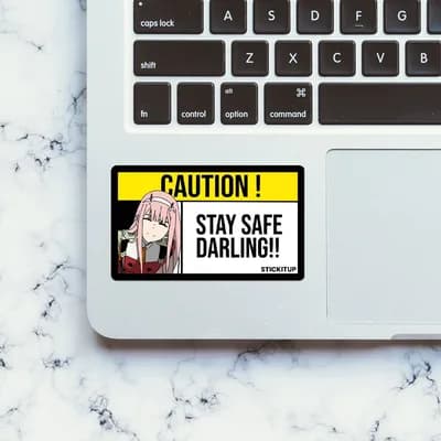 Stay Safe Darling!! Sticker waterproof vinyl decal for laptop, bike, car & bottle