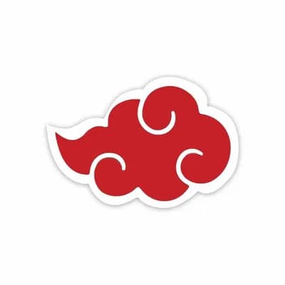 Akatsuki Sticker waterproof vinyl decal for laptop, bike, car & bottle