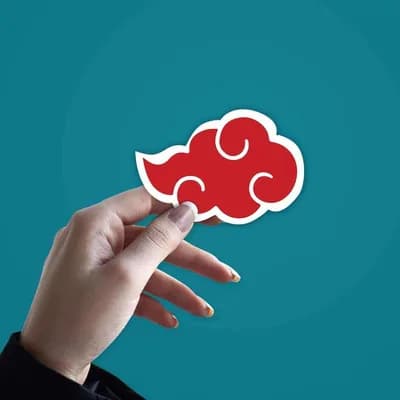 Akatsuki Sticker waterproof vinyl decal for laptop, bike, car & bottle