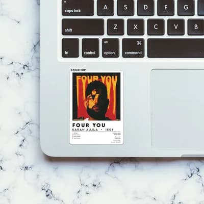 Four You Sticker waterproof vinyl decal for laptop, bike, car & bottle