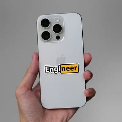 Engineer 1.0 Sticker waterproof vinyl decal for laptop, bike, car & bottle