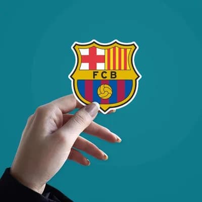 FC Barcelona Sticker waterproof vinyl decal for laptop, bike, car & bottle