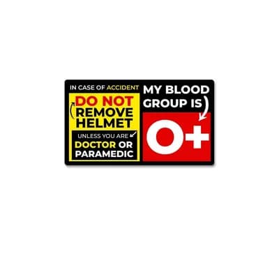 O Positive Sticker waterproof vinyl decal for laptop, bike, car & bottle