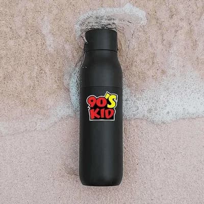 90's Kid Sticker waterproof vinyl decal for laptop, bike, car & bottle