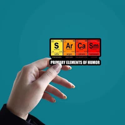 S - Ar - Ca - Sm Sticker waterproof vinyl decal for laptop, bike, car & bottle