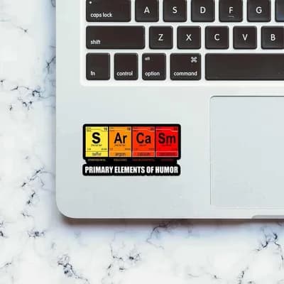 S - Ar - Ca - Sm Sticker waterproof vinyl decal for laptop, bike, car & bottle