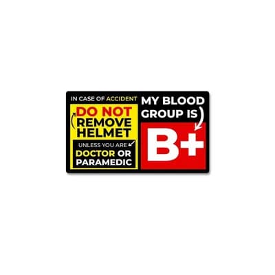 B Positive Sticker waterproof vinyl decal for laptop, bike, car & bottle