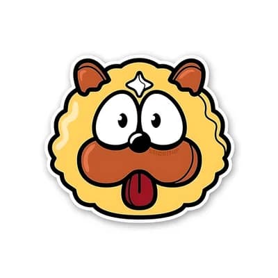 Funny Roar Sticker waterproof vinyl decal for laptop, bike, car & bottle