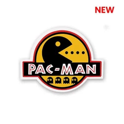 PAC - MAN Sticker waterproof vinyl decal for laptop, bike, car & bottle