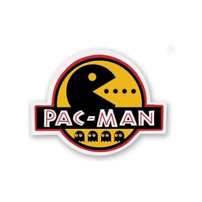 PAC - MAN Sticker waterproof vinyl decal for laptop, bike, car & bottle