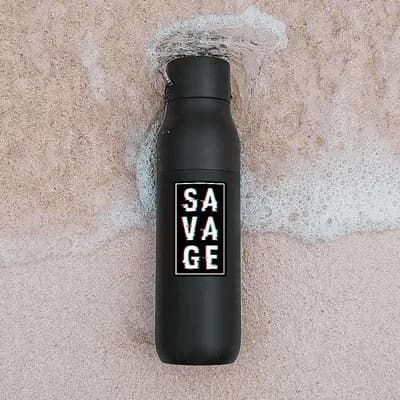Savage Sticker waterproof vinyl decal for laptop, bike, car & bottle