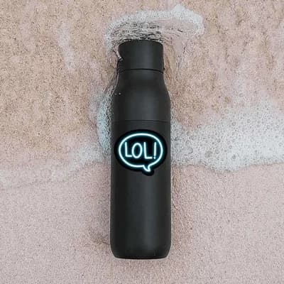 Neon LOL Sticker waterproof vinyl decal for laptop, bike, car & bottle