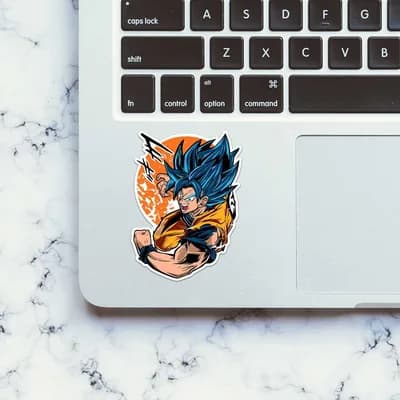 Son Goku Sparking Zero Sticker waterproof vinyl decal for laptop, bike, car & bottle