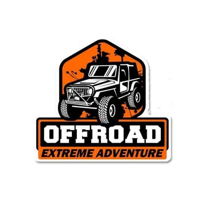 OFFROAD EXTREME ADVENTURE Sticker waterproof vinyl decal for laptop, bike, car & bottle
